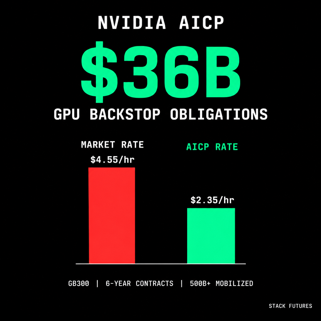 Nividea Stack Nvidia Books $36B in GPU Backstop Obligations, Prices GB300 at Half the ...